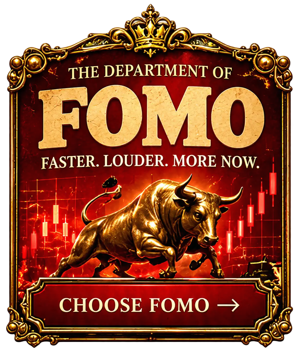The Department of FOMO. Choose FOMO →