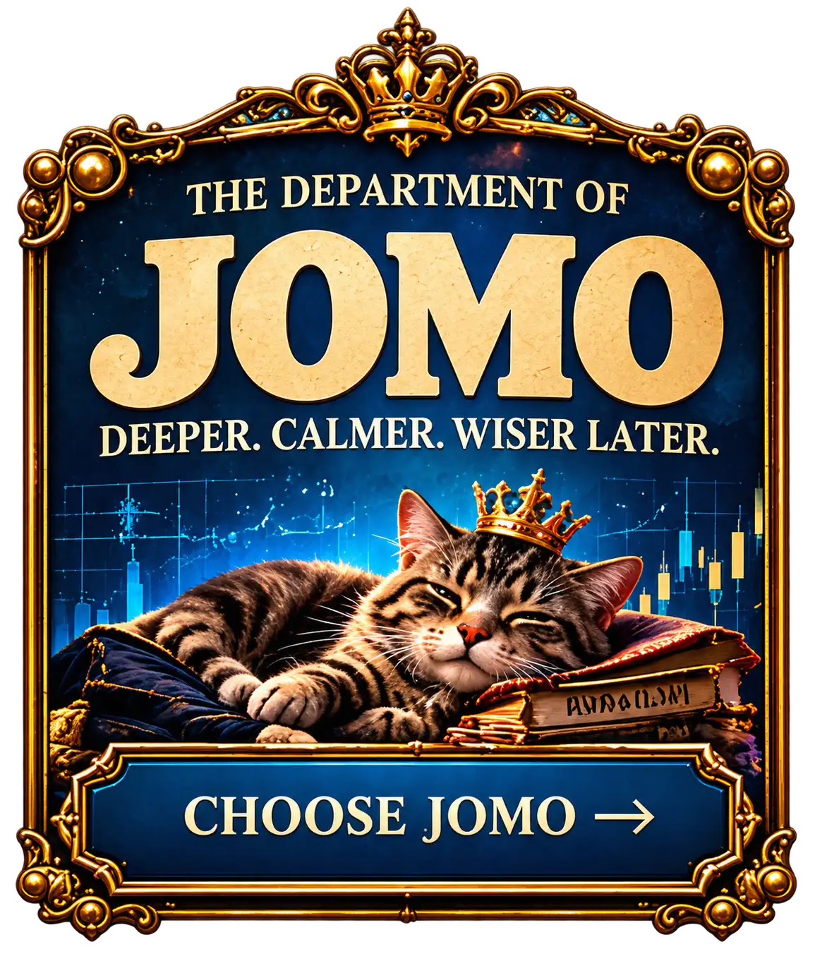 The Department of JOMO. Choose JOMO →