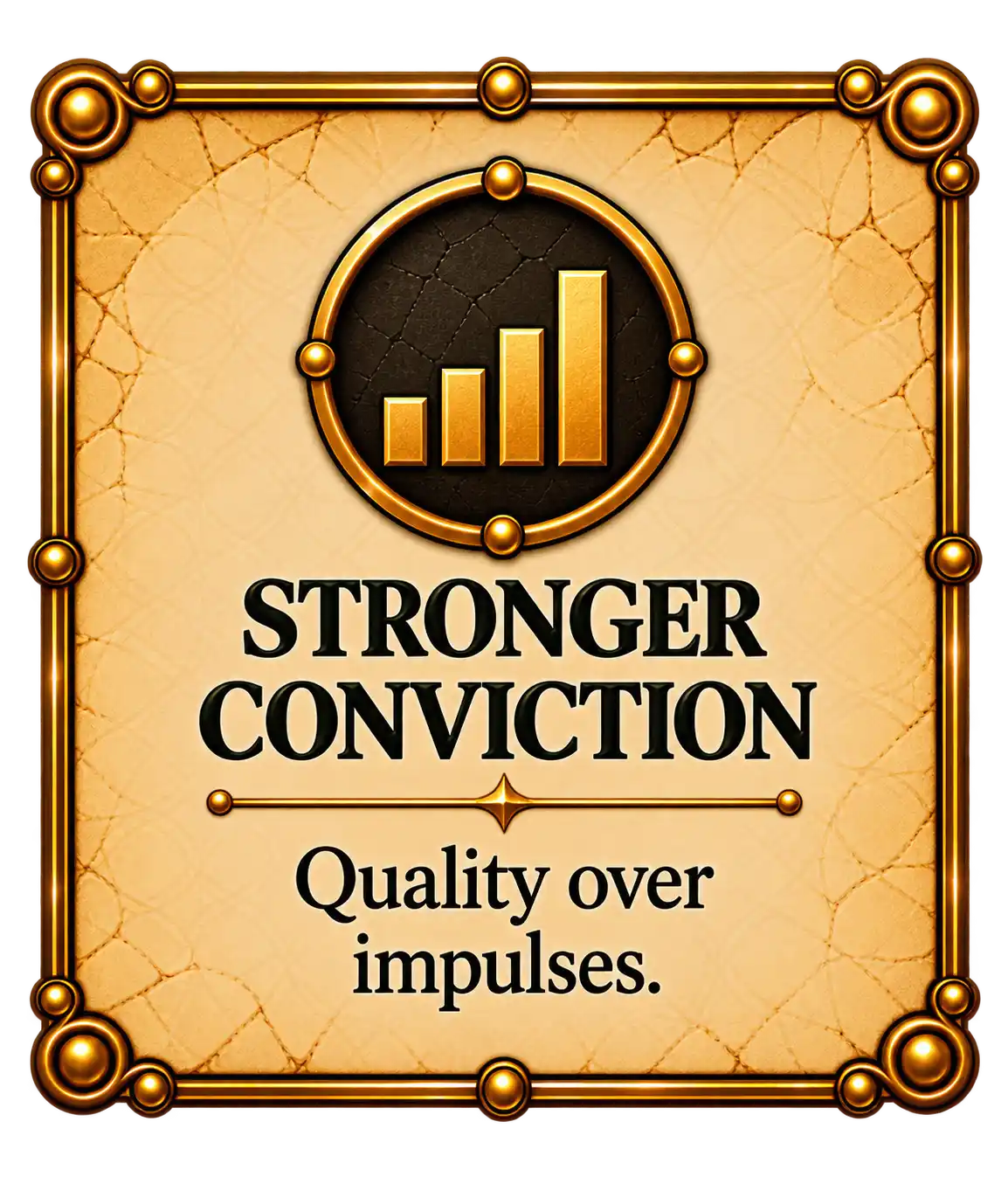 Stronger conviction